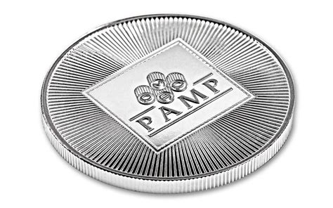 Pamp Usa Oz Silver Round Govmint