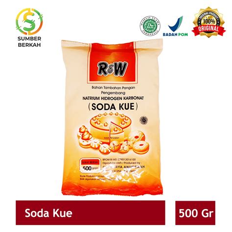 Jual Soda Kue Baking Soda Pengembang Kue Rajawali R W Rw G Shopee