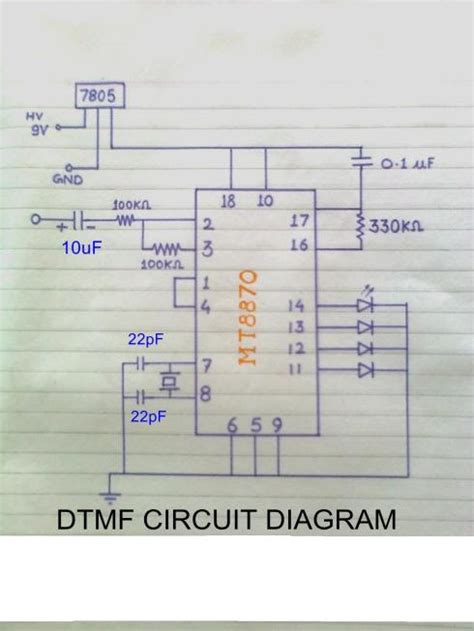 Circuit Diagram Of Dtmf Decoder