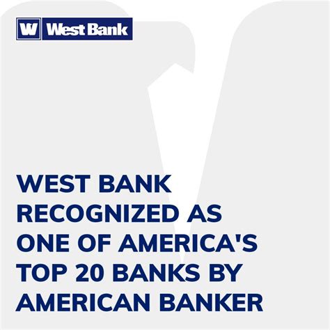 West Bank on LinkedIn: West Bank was named one of the nation's top 20 ...