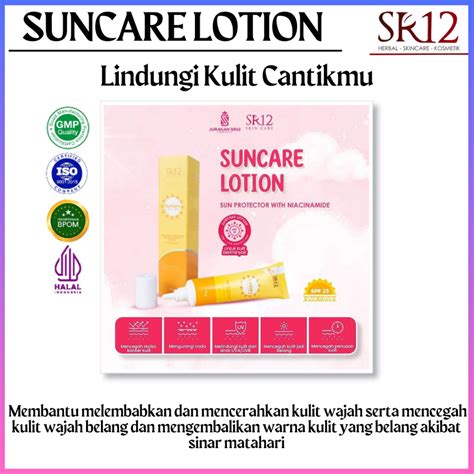 Jual Sr Suncare Sunscreen Mencerahkan Melindungi Wajah Dari Efek