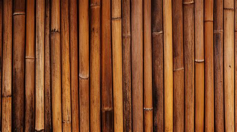 Vintage Brown Bamboo Texture Background Wood Panel Wood Plank Wood