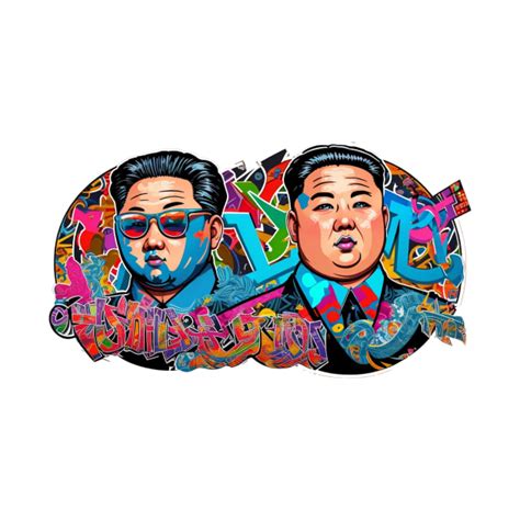 Kim Jong Un Graffiti Art Graffiti T Shirt Teepublic