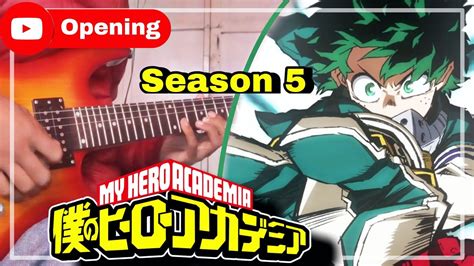 No By Dishmy Hero Academia Season Op Guitar Coverboku No Hero