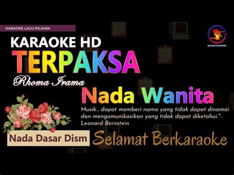 Karaoke Terpaksa Rhoma Irama Ver EPR Nada Wanita Dism Karaoke