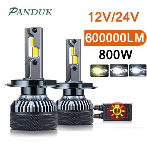 Farol Do Carro Do PANDUK LED Luz Do Caminh O H4 H7 H1 9005 H7 H11