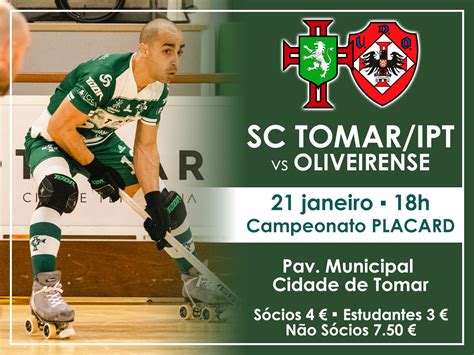 H Quei Em Patins Divis O Sporting De Tomar Defronta Oliveirense A