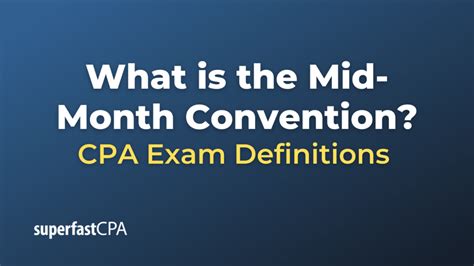 What is the Mid-Month Convention?