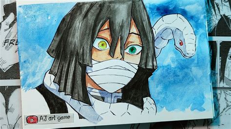 Obanai Iguro Drawing From Anime Demon Slayer How To Draw Obanai Iguro