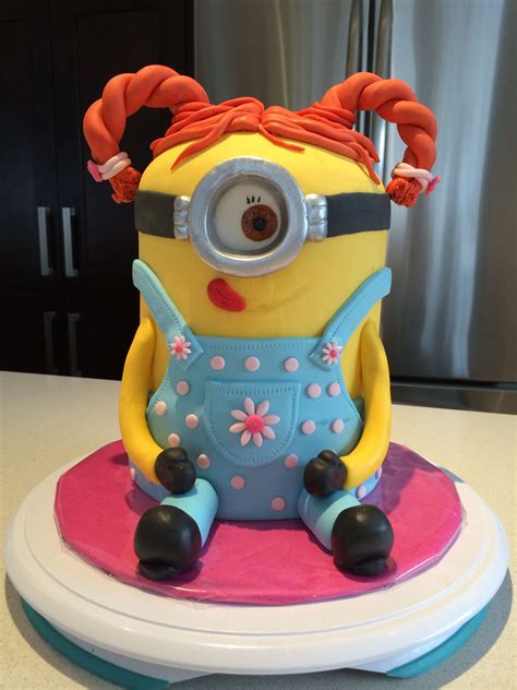 99 Torte Dei Minions Con Decorazioni In Pasta Di Zucchero Girl Minion