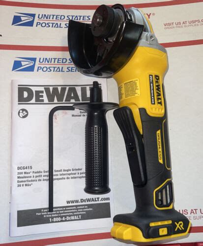 New Dewalt Dcg V Max Xr Paddle Switch Angle Grinder