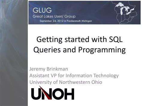 Ppt Getting Started With Sql Queries And Programming Powerpoint Presentation Id1649325