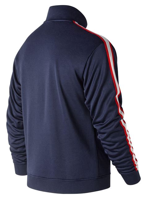 New Balance Cotton Nb Athletics Track Jacket in Blue for Men - Lyst