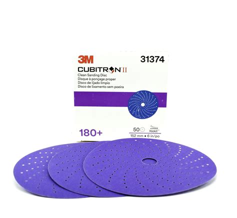 Dicema 3m® Cubitron™ Ii Hookit™ Disco Abrasivo 737u 180 De 6” No 31374