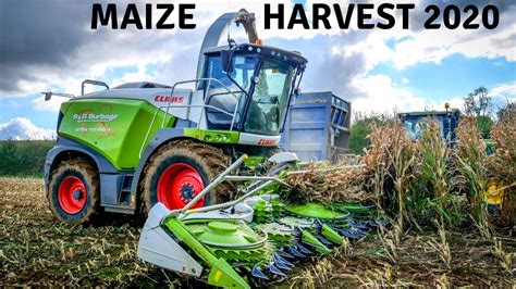 Claas Jaguar X John Deere R Maize Harvest P R