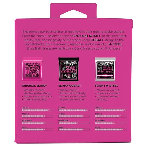 Ernie Ball Super Slinky 9-42 Electric Tone Pack at Gear4music