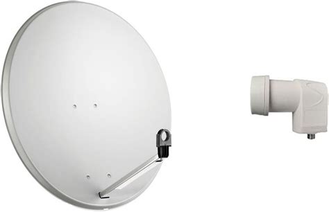 KIT PARABOLA OFFSET ANTENNA SATELLITARE DA 60 CM CONVERTITORE LNB 1