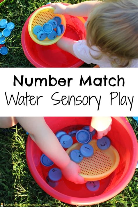 Number Match Water Sensory Play Inspiration Laboratories