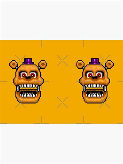 Adventure Nightmare Fredbear Fnaf World Pixel Art Hardcover