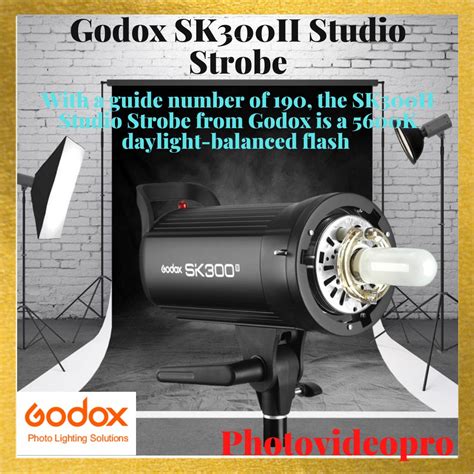 Godox Sk Ii Studio Strobe Photography Photography Accessories