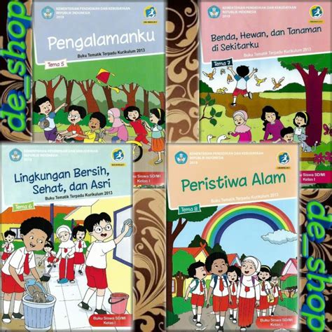 Buku Paket Plbj Kelas 1 Sd BUKU SISWA Kelas 4 SD PAKET Tematik