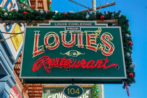 Louies Italian Restaurant At Universal Studios Florida Overview And Menu