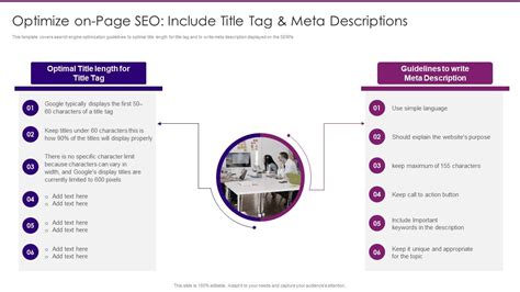 Marketing Playbook On Privacy Optimize On Page SEO Include Title Tag