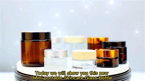 Frosted Glass Cosmetic Cream Jars 30ml 50ml 100ml 120ml 2 Oz Glass