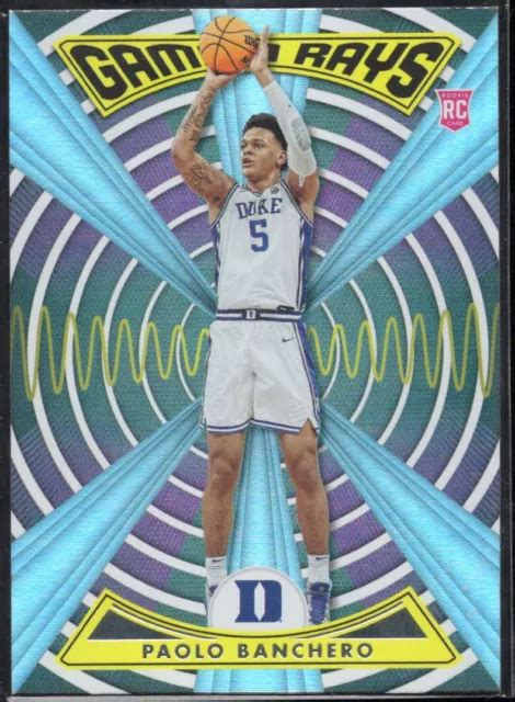 Panini Chronicles Draft Picks Zg Pao Paolo Banchero Gamma Rays