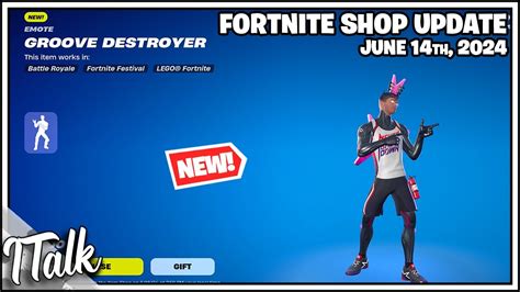 New Groove Destroyer Emote Fortnite Item Shop June 14th 2024