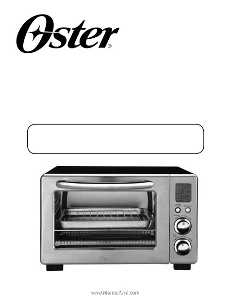 Oster Digital Countertop Oven | Instruction Manual - Page 1