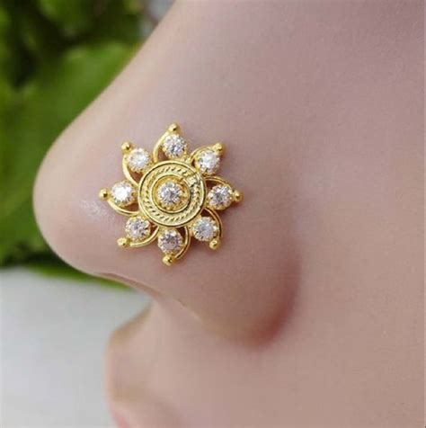 Top 999 Nose Pin Gold Design Images Amazing Collection Nose Pin Gold