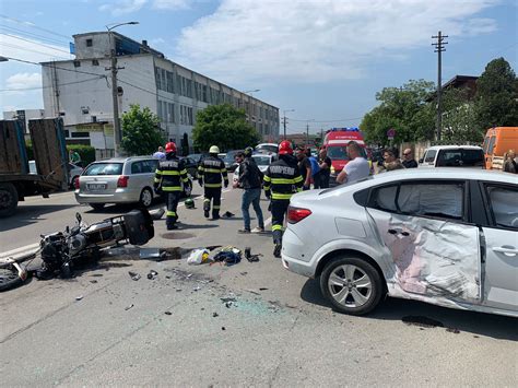 FOTO Motociclist accidentat pe strada Câmpina Curierul de Cluj