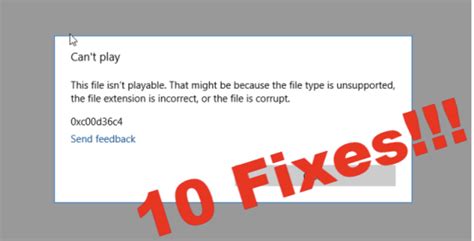 Ways To Fix Xc D C Error In Videos Hongkiat