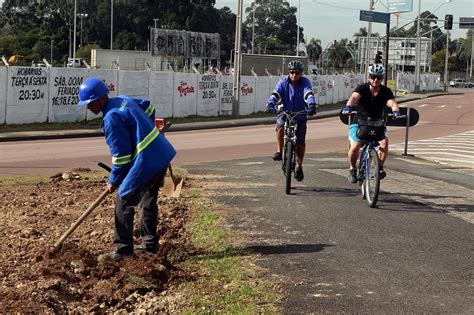 Ciclovias Em Curitiba Ter O Nova Ilumina O Cabos Enterrados