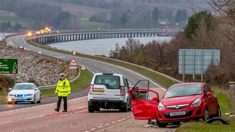 Driver Badly Injured In Crash On A9 Near Cromarty Bridge Bbc News