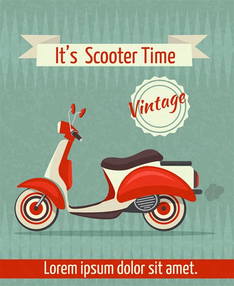 Poster Vespa Original Goresan