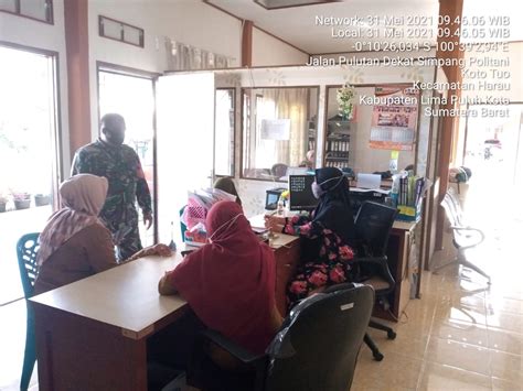 Melalui Komsos Babinsa Ajak Perangkat Nagari Untuk Bersama Terapkan