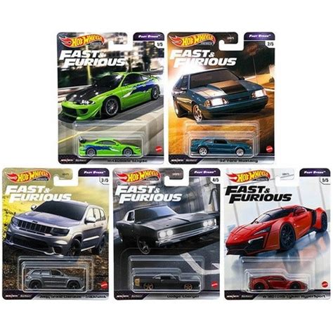 Hot Wheels Velozes E Furiosos Box Set Premium Mattel Carrinhos Fast And Furious Shopee Brasil