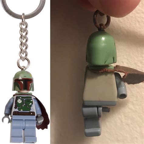 Lego Boba Fett Keychain After Being On My Keys For 5 Years R Wellworn