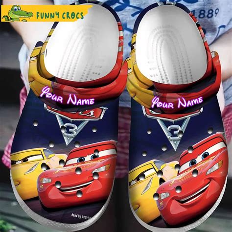 Lightning McQueen Crocs - Step into style with Funny Crocs