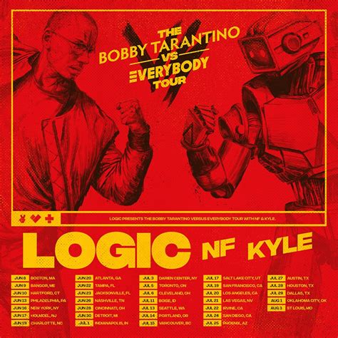 Logic Announces Bobby Tarantino Vs Everybody Tour Hiphop N More