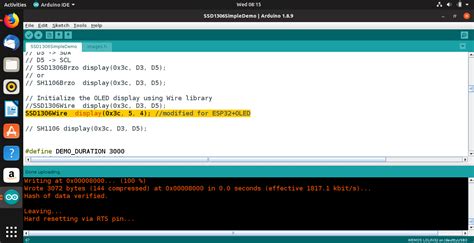 Arduino-er: ESP32 + OLED Module