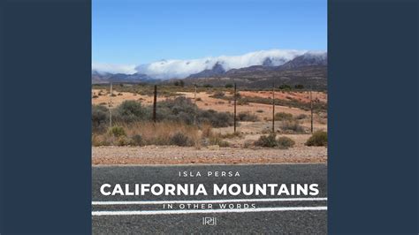 California Mountains Youtube