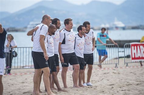 Photo Ludovic Giuly Jan Koller Manu Dos Santos Sébastien Frey lors