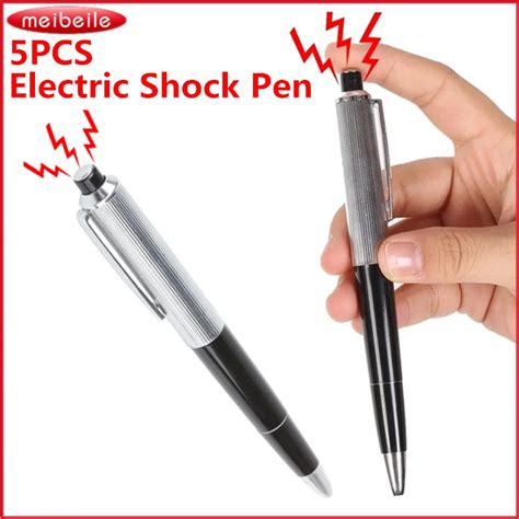 Pcs Electric Shock Pen Promotional Fancy Ball Point Pen Shocking Shock