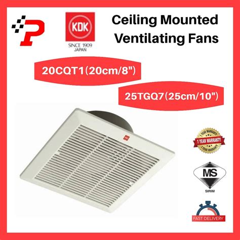 Kdk Cqt Cm Tgq Cm Ceiling Mounted Ventilation