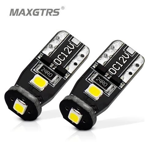 5x W5W Bulb T10 Canbus LED Car Light 3 Led 3030 SMD 12V White Super