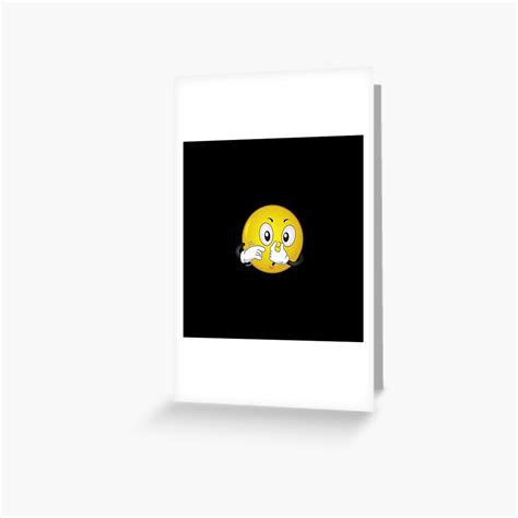 "Bad Smell emoji" Greeting Card by SofiaOnAir | Redbubble