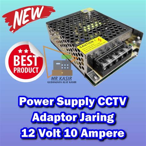 Jual Power Supply Cctv Adaptor Jaring 12 Volt 10 Ampere12v